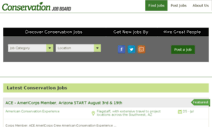 Jobspot.conservationjobboard.com thumbnail