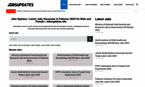 Jobsupdates.site thumbnail