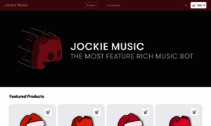 Jockie-music.creator-spring.com thumbnail