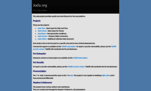 Joda.org thumbnail