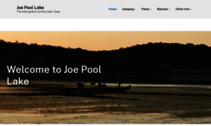Joe-pool-lake.com thumbnail