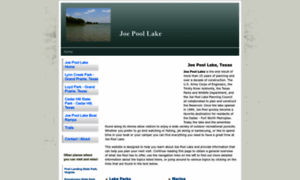 Joe-pool-lake.org thumbnail