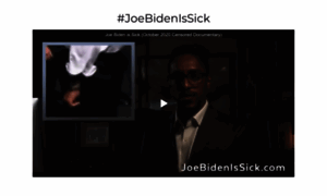 Joebidenissick.com thumbnail