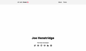Joehenstridge.co.uk thumbnail
