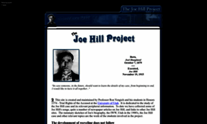 Joehill.org thumbnail