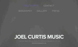 Joelcurtismusic.com thumbnail