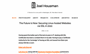 Joelhousman.com thumbnail