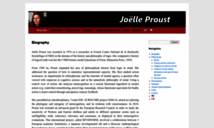 Joelleproust.org thumbnail