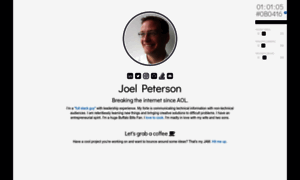 Joelpeterson.com thumbnail