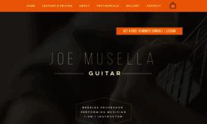 Joemusellaguitar.com thumbnail