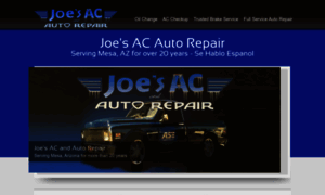 Joesacautorepair.com thumbnail