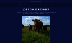 Joesgrassfedbeef.com thumbnail