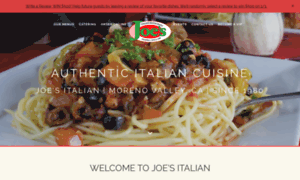 Joesitalianmenu.com thumbnail