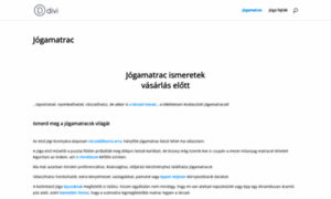 Jogamatrac.hu thumbnail