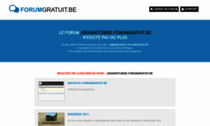 Joggingtubize.forumgratuit.be thumbnail