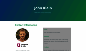 John-klein.github.io thumbnail