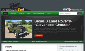 Johnbrownlandrovers.co.uk thumbnail