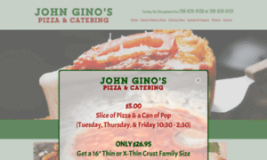 Johnginospizza.com thumbnail