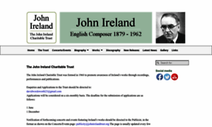 Johnirelandtrust.org thumbnail