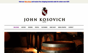 Johnkosovichwines.com.au thumbnail