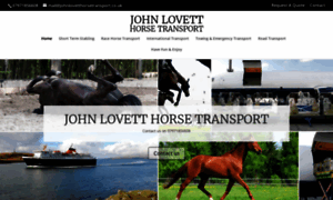 Johnlovetthorsetransport.co.uk thumbnail