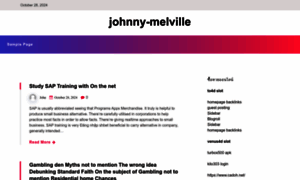 Johnny-melville.com thumbnail