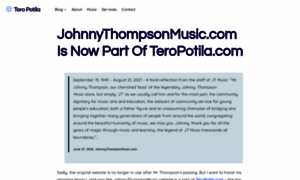 Johnnythompsonmusic.com thumbnail