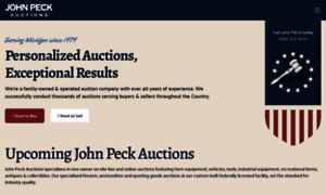 Johnpeckauctions.com thumbnail