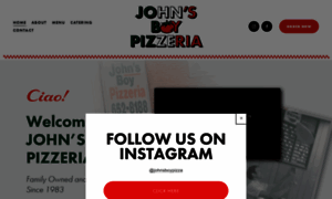 Johnsboypizzeria.com thumbnail