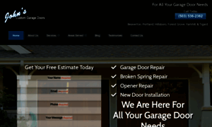 Johnscustomgaragedoors.com thumbnail