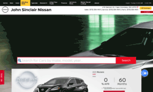 Johnsinclairnissan.com thumbnail