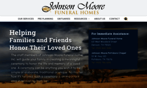 Johnsonmoorefuneralhome.net thumbnail