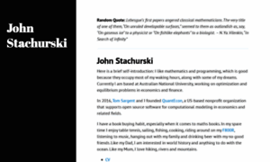 Johnstachurski.net thumbnail