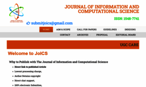 Joics.org thumbnail