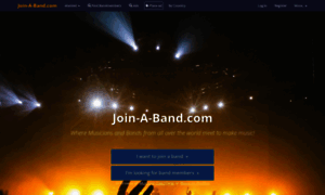 Join-a-band.com thumbnail