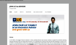 Join-lic-as-agent.com thumbnail
