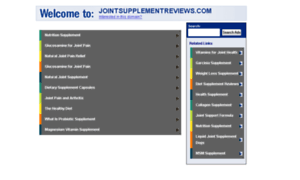 Jointsupplementreviews.com thumbnail