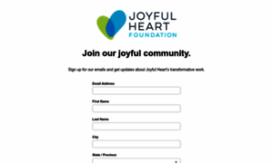 Joinus.joyfulheartfoundation.org thumbnail