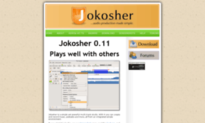 Jokosher.org thumbnail