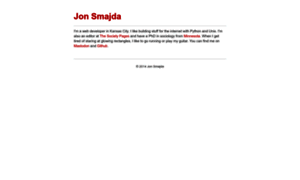 Jon.smajda.com thumbnail