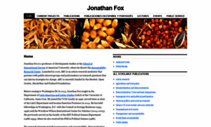 Jonathan-fox.org thumbnail