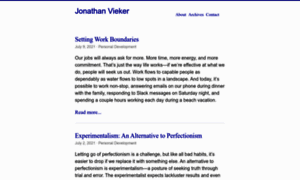 Jonathanvieker.com thumbnail