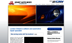 Jonesautobody.com thumbnail