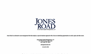 Jonesroad.com thumbnail