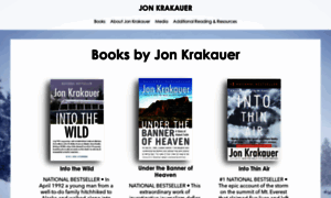 Jonkrakauer.com thumbnail