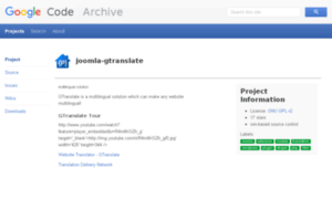 Joomla-gtranslate.googlecode.com thumbnail