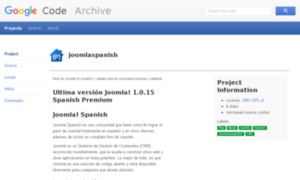 Joomlaspanish.googlecode.com thumbnail
