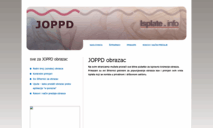 Joppd.isplate.info thumbnail