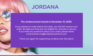 Jordanacosmetics.com thumbnail
