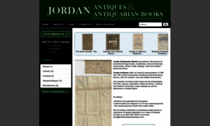 Jordanantiquarianbooks.com thumbnail